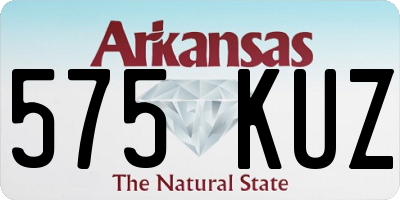 AR license plate 575KUZ