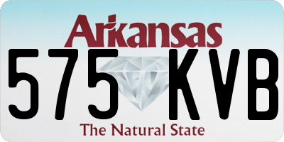 AR license plate 575KVB