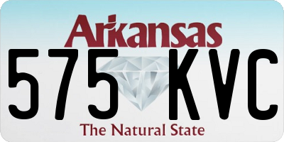 AR license plate 575KVC
