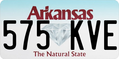 AR license plate 575KVE