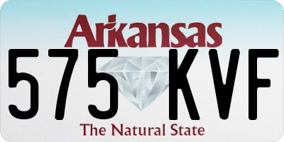 AR license plate 575KVF