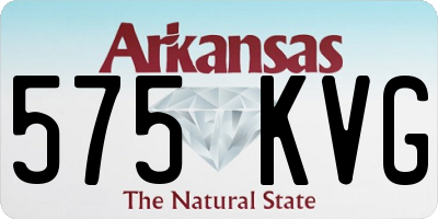 AR license plate 575KVG