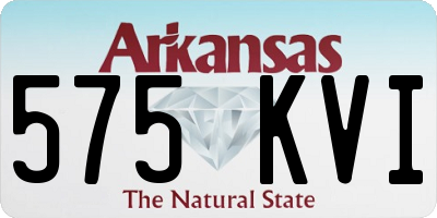 AR license plate 575KVI
