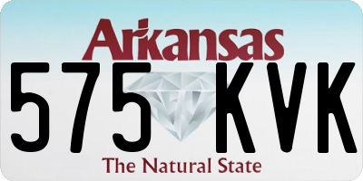 AR license plate 575KVK