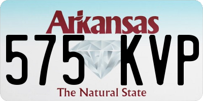 AR license plate 575KVP