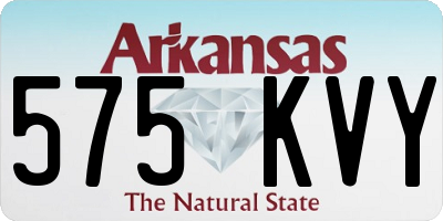 AR license plate 575KVY