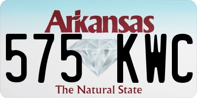 AR license plate 575KWC