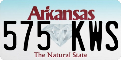 AR license plate 575KWS