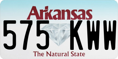 AR license plate 575KWW