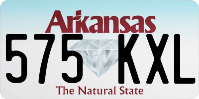 AR license plate 575KXL