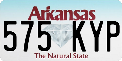 AR license plate 575KYP
