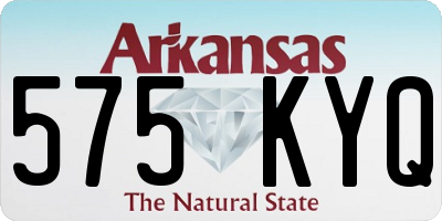 AR license plate 575KYQ