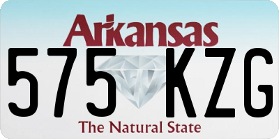 AR license plate 575KZG