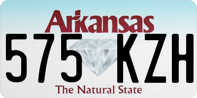 AR license plate 575KZH