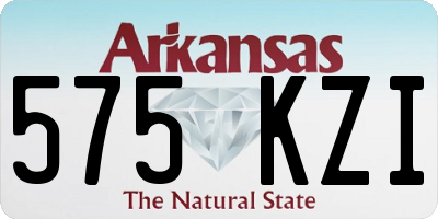 AR license plate 575KZI