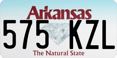 AR license plate 575KZL