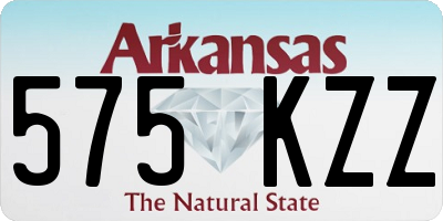 AR license plate 575KZZ
