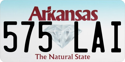 AR license plate 575LAI