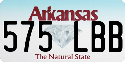 AR license plate 575LBB