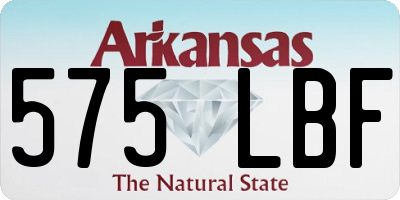 AR license plate 575LBF