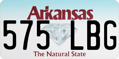 AR license plate 575LBG