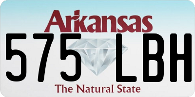 AR license plate 575LBH