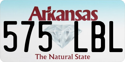 AR license plate 575LBL