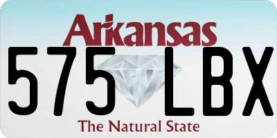 AR license plate 575LBX