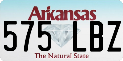 AR license plate 575LBZ