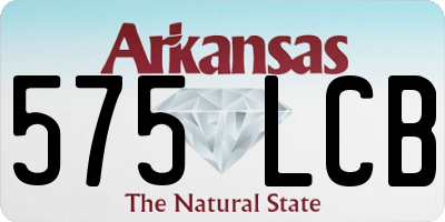 AR license plate 575LCB
