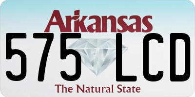 AR license plate 575LCD