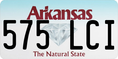 AR license plate 575LCI