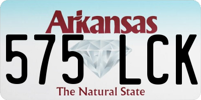AR license plate 575LCK