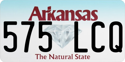 AR license plate 575LCQ