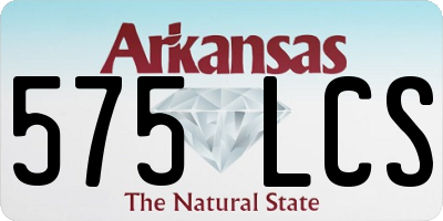 AR license plate 575LCS