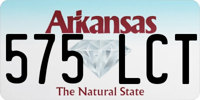 AR license plate 575LCT