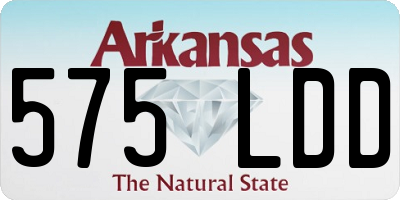 AR license plate 575LDD