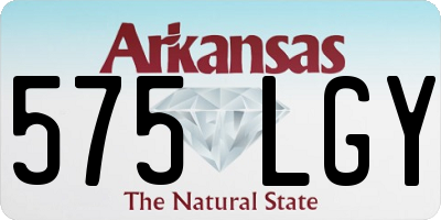 AR license plate 575LGY
