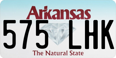 AR license plate 575LHK