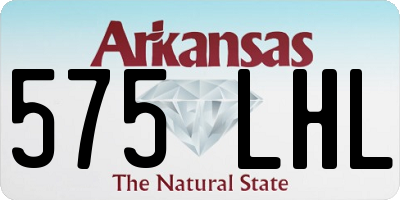 AR license plate 575LHL