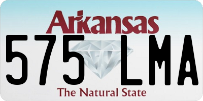 AR license plate 575LMA