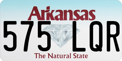 AR license plate 575LQR