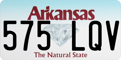AR license plate 575LQV