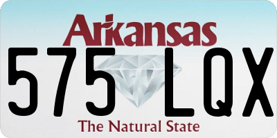 AR license plate 575LQX