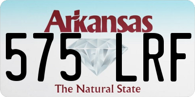 AR license plate 575LRF