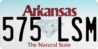 AR license plate 575LSM