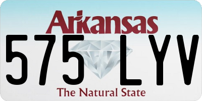 AR license plate 575LYV