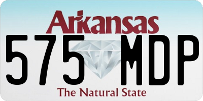 AR license plate 575MDP