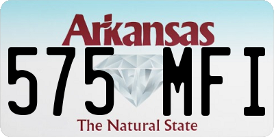 AR license plate 575MFI