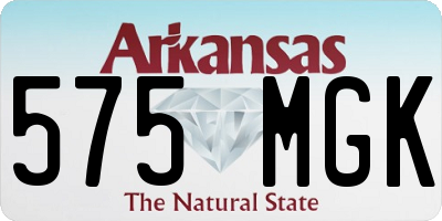 AR license plate 575MGK